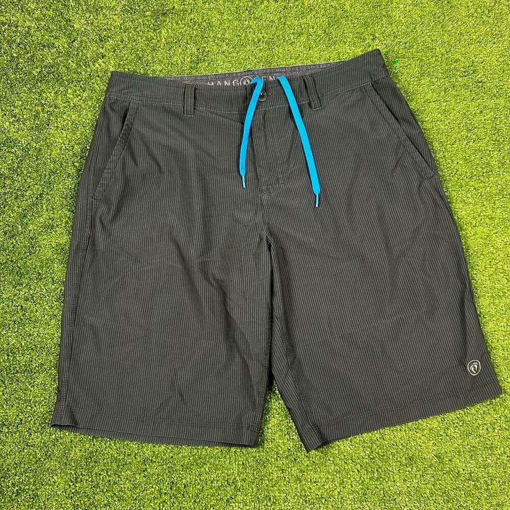 Hang-ten Men's Black and Grey Shorts